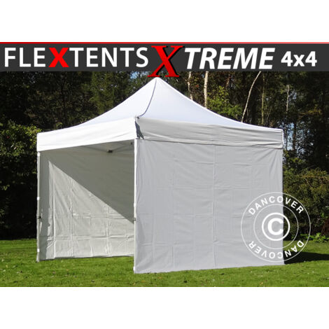 Carpa plegable Carpa Rapida FleXtents Xtreme 60 4x4m Blanco,