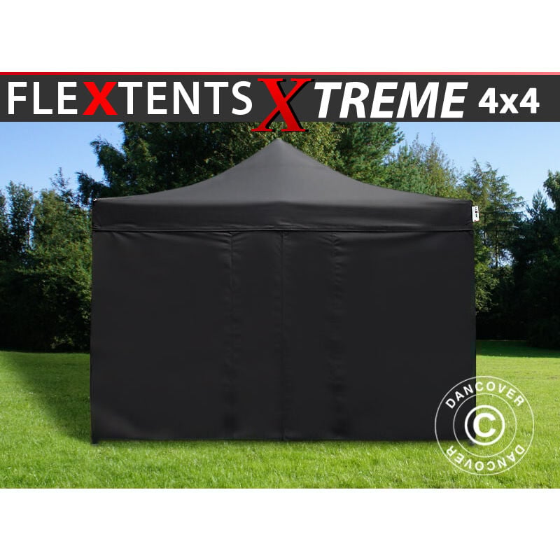 

Carpa plegable Carpa Rapida FleXtents Xtreme 60 4x4m Negro, Incl. 4 lados