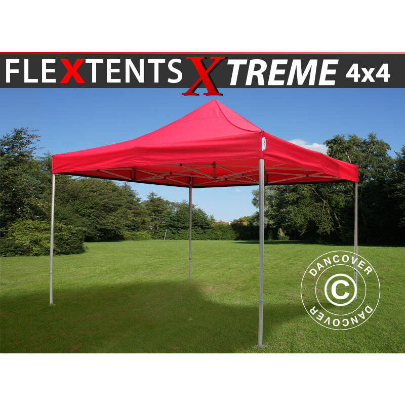 

Dancover - Carpa plegable Carpa Rapida FleXtents Xtreme 60 4x4m Rojo