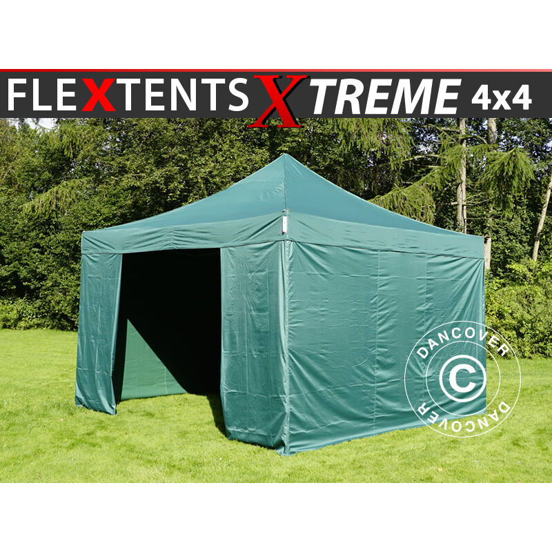 

Carpa plegable Carpa Rapida FleXtents Xtreme 60 4x4m Verde, incl. 4 lados