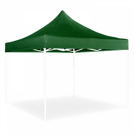 KG KITGARDEN - Carpa Plegable 3x3 Multifuncional, Verde/Blanco, Deluxe 3 x  3 m