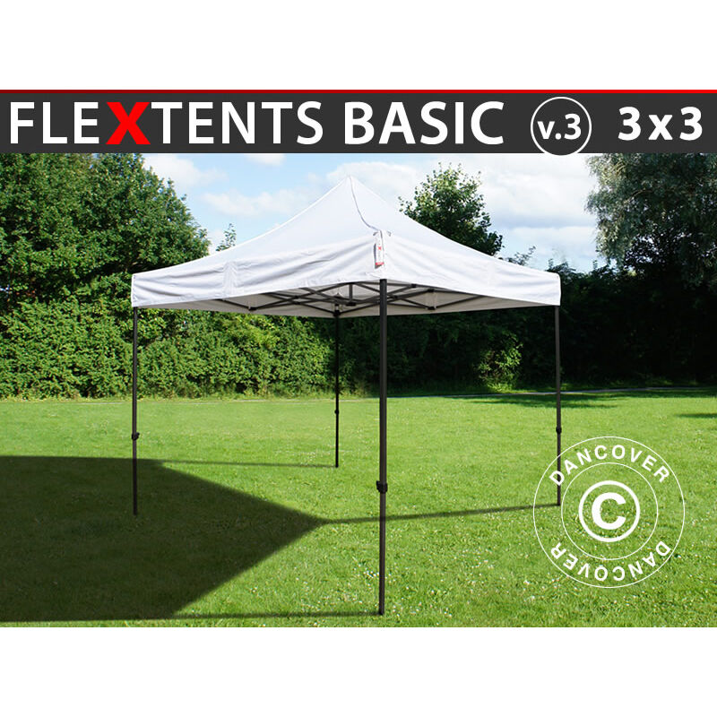 

Carpa plegable Carpa Rapida FleXtents Basic v.3, 3x3m Blanco