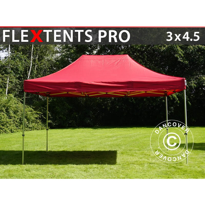 

Dancover - Carpa plegable Carpa Rapida FleXtents PRO 3x4,5m Rojo