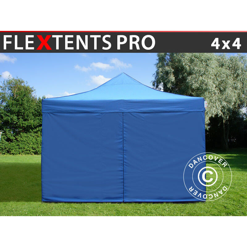 

Carpa plegable Carpa Rapida FleXtents PRO 4x4m Azul, incl. 4 lados