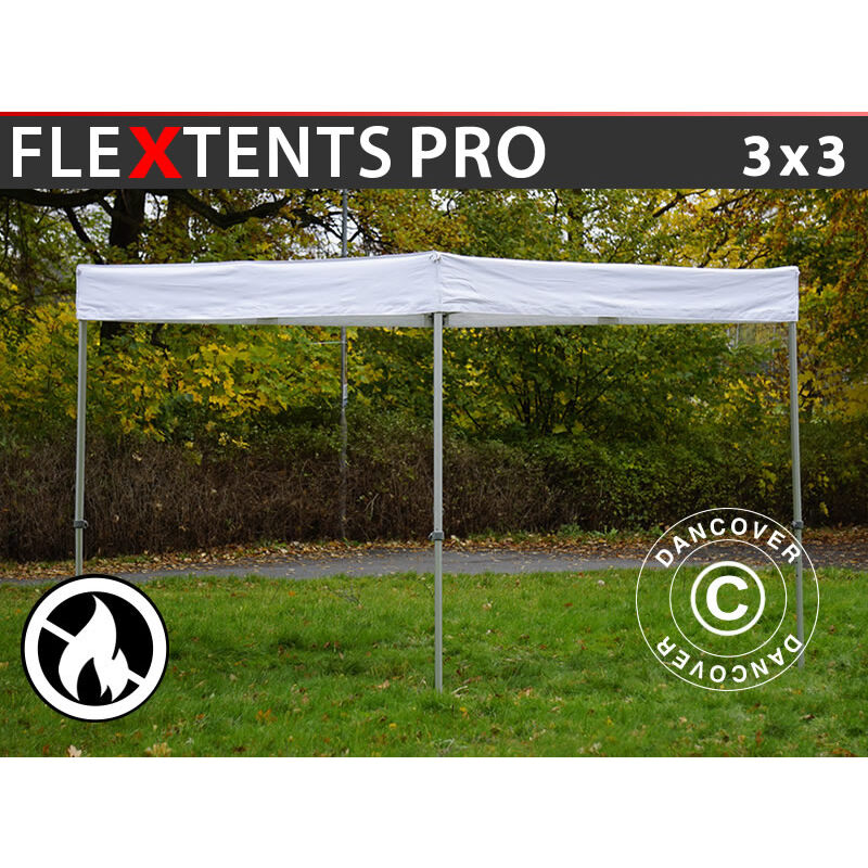 

Carpa plegable Carpa Rapida FleXtents® PRO Exhibition 3x3m, Blanco, Ignífugo