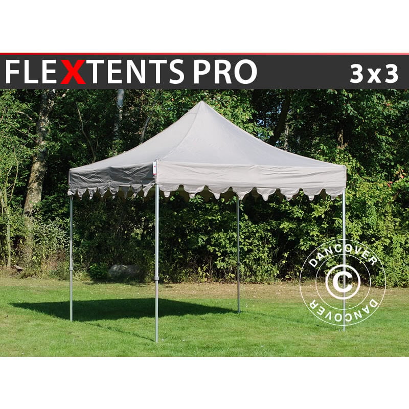 

Carpa plegable Carpa Rapida FleXtents PRO 'Morocco' 3x3m Latte