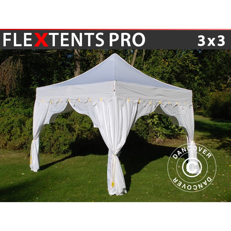 

Carpa plegable Carpa Rapida FleXtents PRO 'Raj' 3x3m Blanco/Oro
