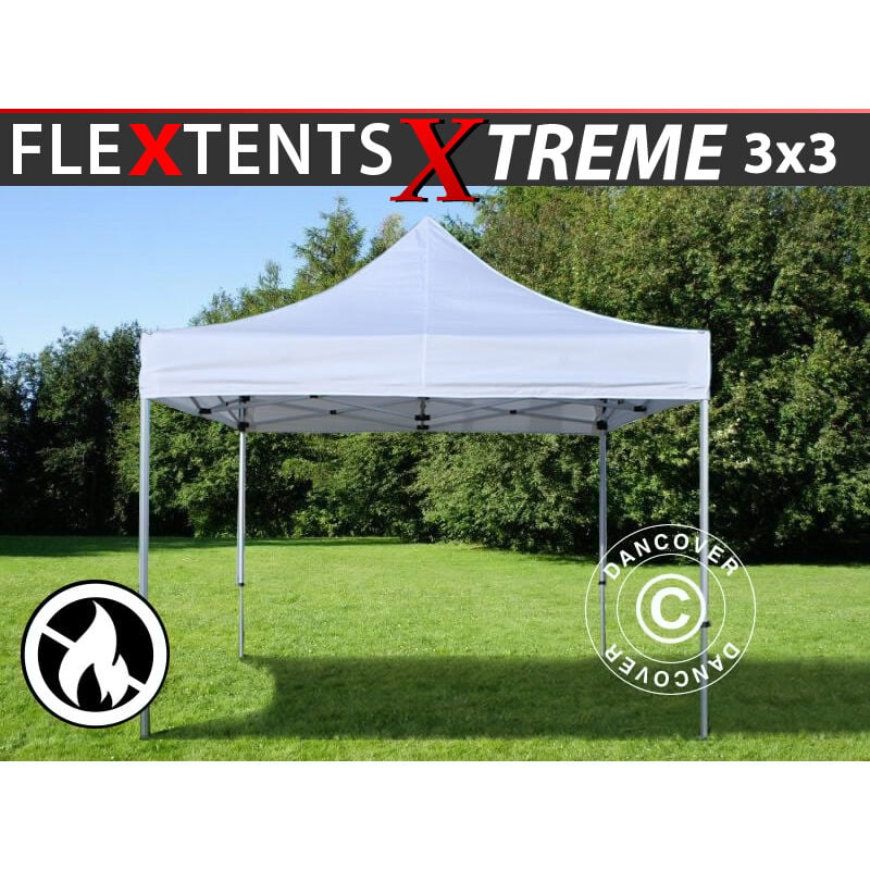 

Carpa plegable Carpa Rapida FleXtents Xtreme 50 3x3m Blanco, Ignífuga