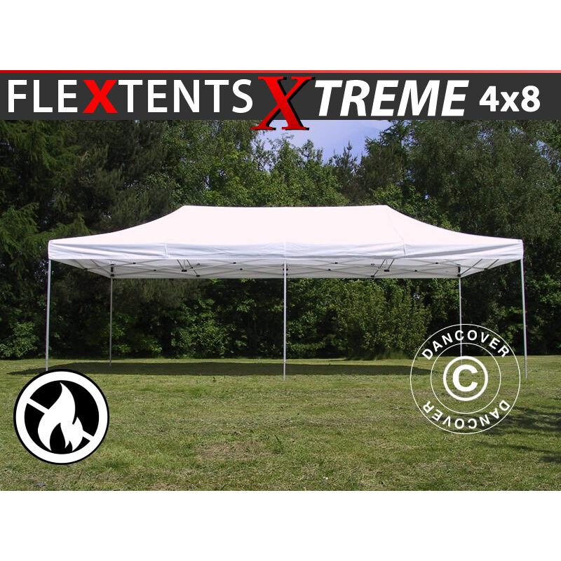 

Carpa plegable Carpa Rapida FleXtents Xtreme 50 4x8m Blanco, Ignífuga