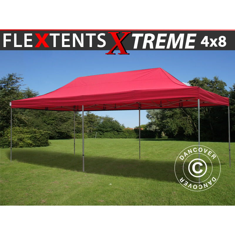 

Dancover - Carpa plegable Carpa Rapida FleXtents Xtreme 50 4x8m Rojo