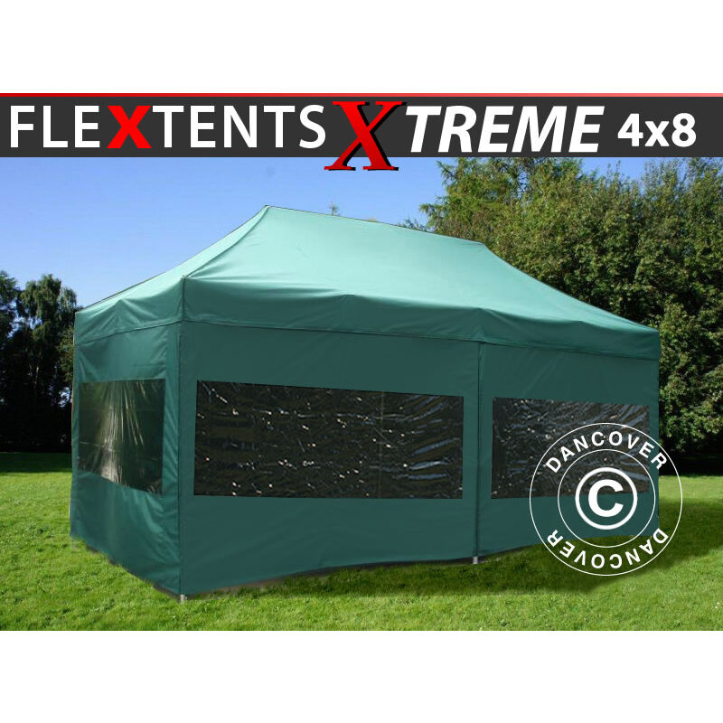 

Carpa plegable Carpa Rapida FleXtents Xtreme 50 4x8m Verde, Incl. 6 lados