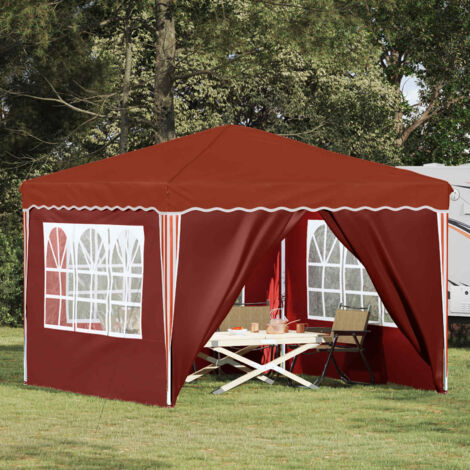 Carpa Plegable para Fiestas 288 x 288 x 245 cm Terracota
