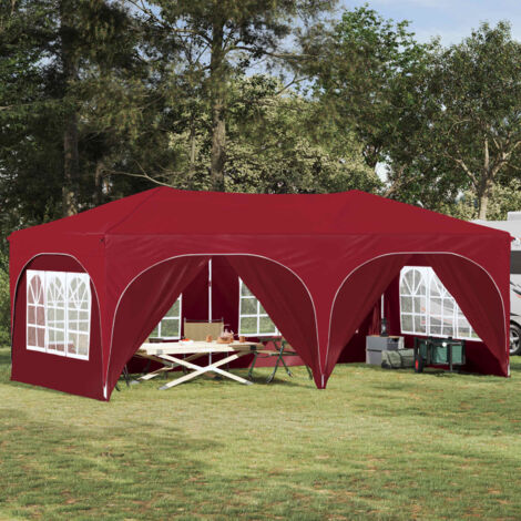 Carpa Plegable para Fiestas 575 x 288 x 245 cm Burdeos