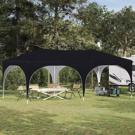 Carpa Plegable para Fiestas 575 x 288 x 245 cm Gris antracita
