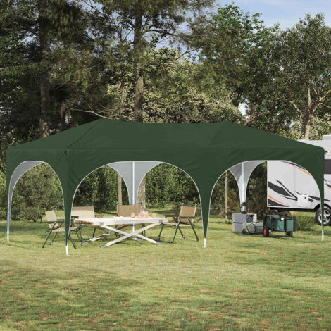 Carpa Plegable para Fiestas 575 x 288 x 245 cm Verde
