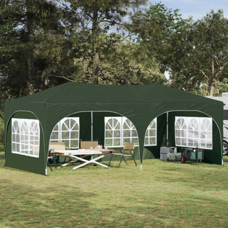 Carpa Plegable para Fiestas 575 x 288 x 245 cm Verde