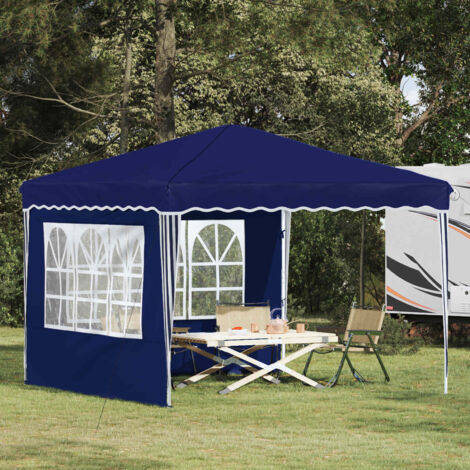 Carpa Plegable para Fiestas Azul 288 x 288 x 245 cm Tela Oxford