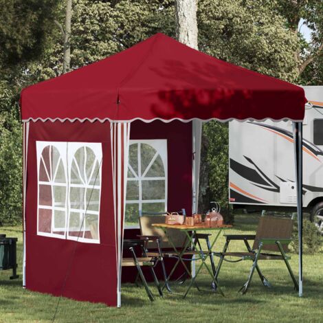 Carpa Plegable para Fiestas Burdeos 195 x 195 x 245 cm