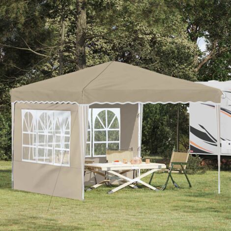Carpa Plegable para Fiestas Crema 288 x 288 x 245 cm