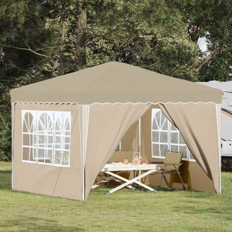 Carpa Plegable para Fiestas Crema 288 x 288 x 245 cm