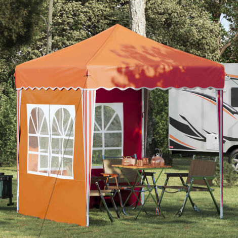 Carpa Plegable para Fiestas Naranja 195 x 195 x 245 cm
