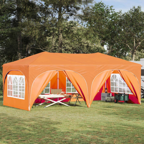 Carpa Plegable para Fiestas Naranja 575 x 288 x 245 cm
