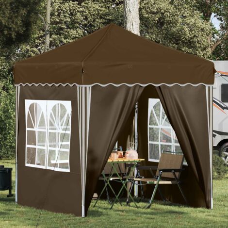 Carpa Plegable para Fiestas Taupé 195 x 195 x 245 cm