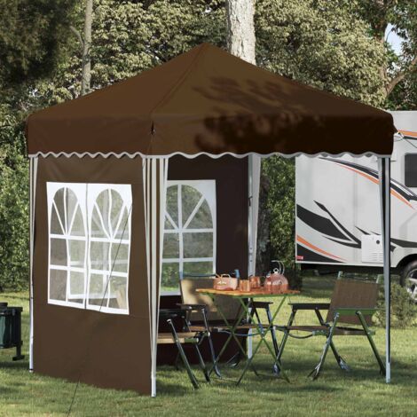 Carpa Plegable para Fiestas Taupé 195 x 195 x 245 cm