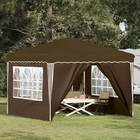 Carpa Plegable para Fiestas Taupé 288 x 288 x 245 cm