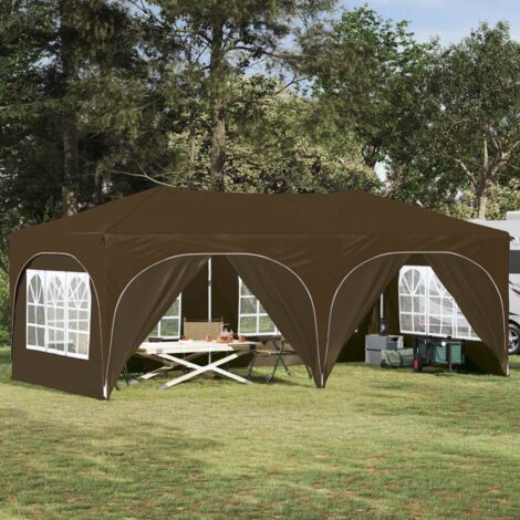 Carpa Plegable para Fiestas Taupé 575 x 288 x 245 cm