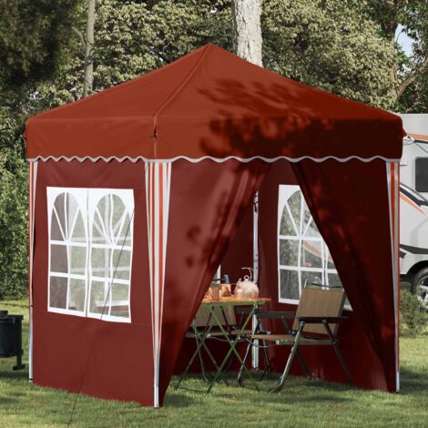 Carpa Plegable para Fiestas Terracota 195 x 195 x 245 cm