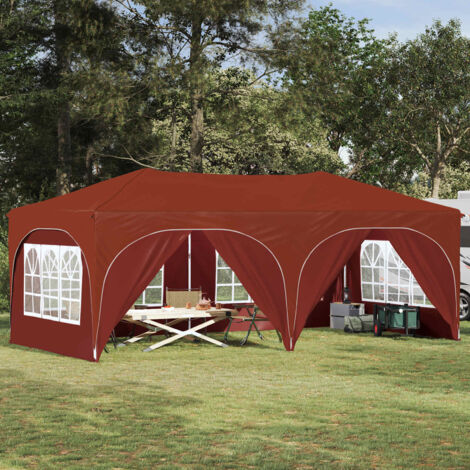 Carpa Plegable para Fiestas Terracota 575 x 288 x 245 cm
