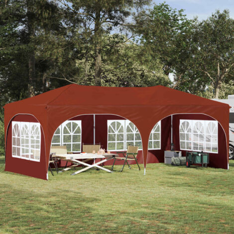 Carpa Plegable para Fiestas Terracota 575 x 288 x 245 cm