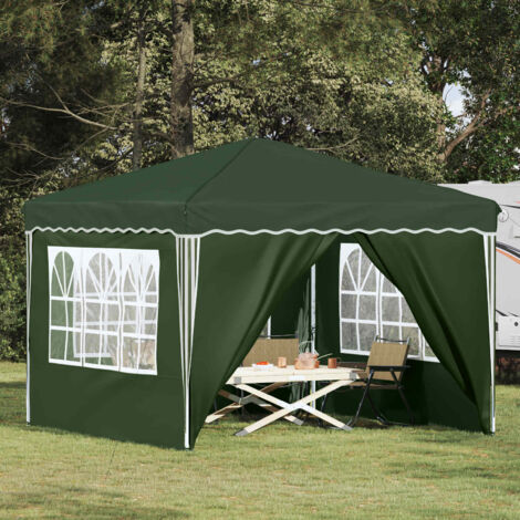 Carpa Plegable para Fiestas Verde 288 x 288 x 245 cm