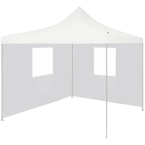 Carpa plegable profesional con 2 paredes acero  3x3 m