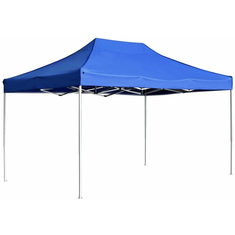 

Happyshopping - Carpa plegable profesional de aluminio azul 4,5x3 m