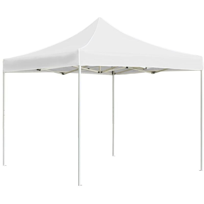 

Carpa plegable profesional de aluminio blanco 2x2 m