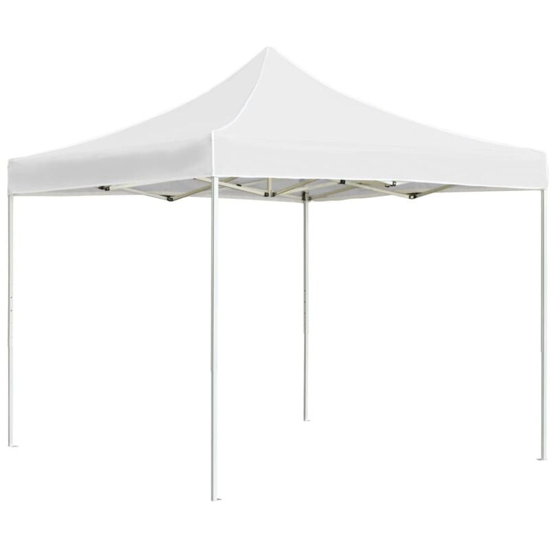 

Carpa plegable profesional de aluminio blanco 2x2 m - Blanco - Vidaxl