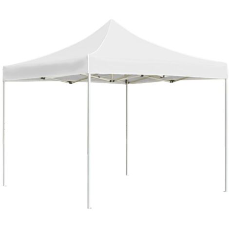 Carpa plegable profesional de aluminio blanco 3x3 m vidaXL