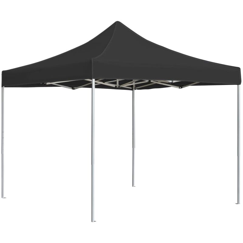

Carpa plegable profesional de aluminio gris antracita 2x2 m