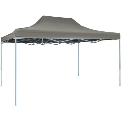 Carpa pleglable Pop-Up gris antracita 3x4,5 m