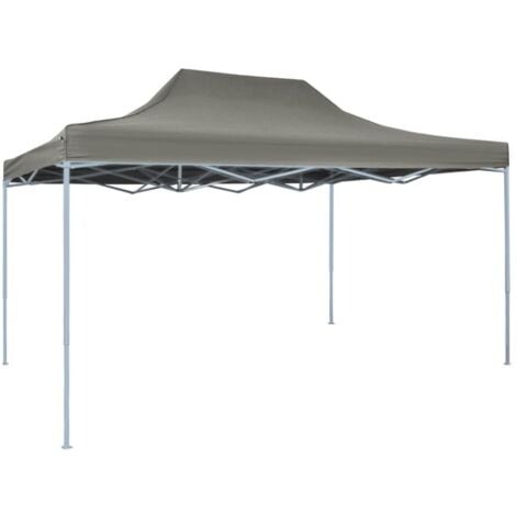 Carpa pleglable Pop-Up gris antracita 3x4,5 m vidaXL