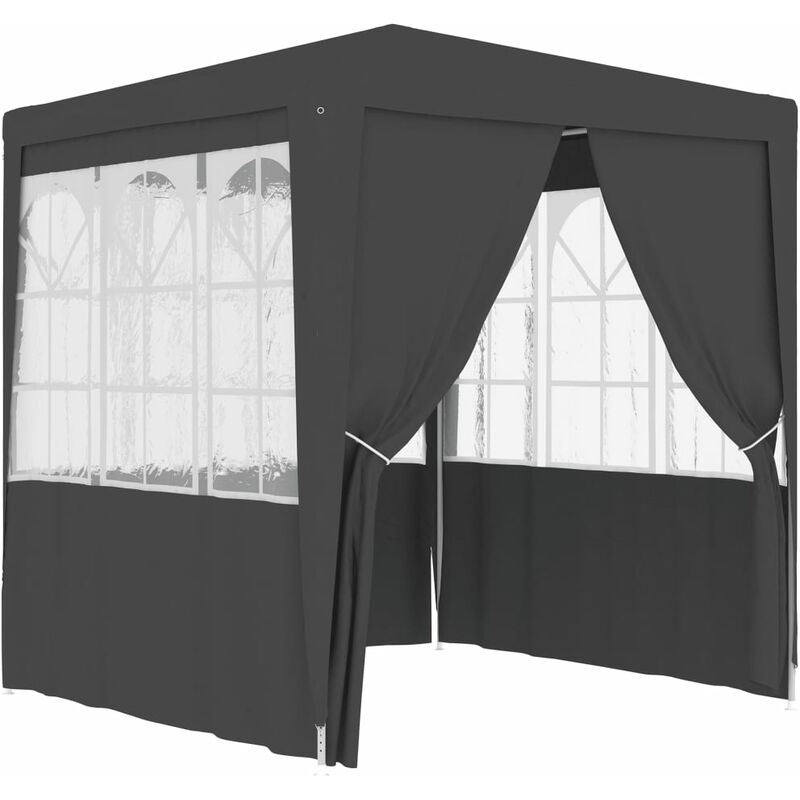 

Carpa profesional fiestas y paredes gris antracita 90 g/m² 2,5x2,5 m