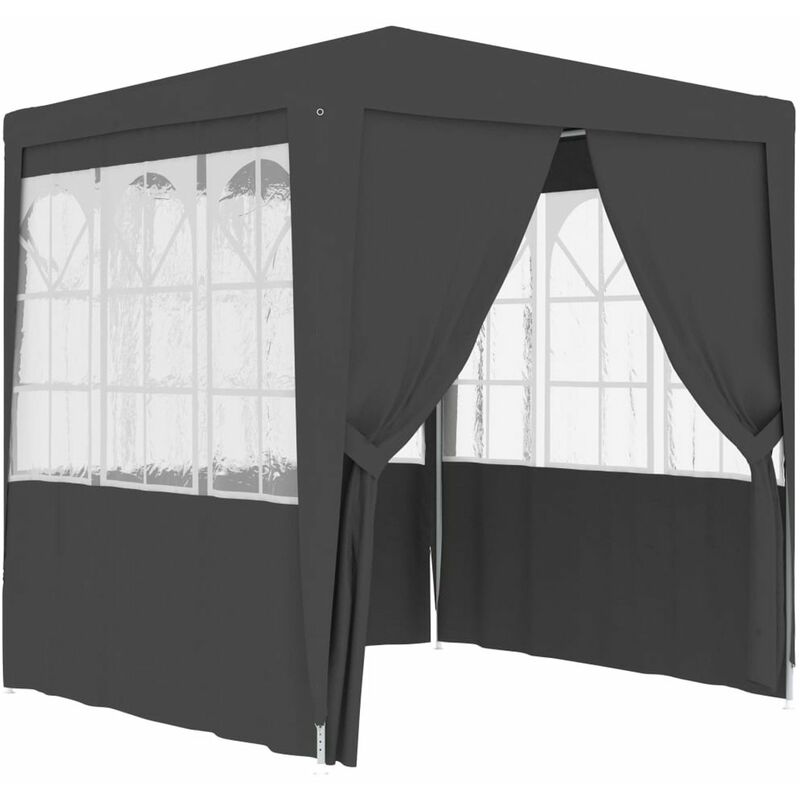 

Carpa profesional fiestas y paredes gris antracita 90 g/m² 2,5x2,5 m