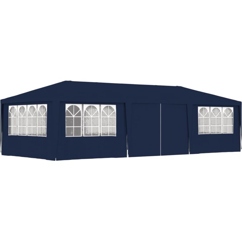

Carpa profesional para fiestas con paredes azul 90 g/m² 4x9 m - Azul - Vidaxl
