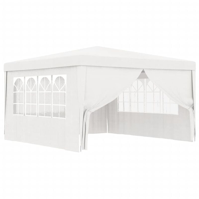 

Carpa profesional para fiestas con paredes blanco 90 g/m² 4x4 m