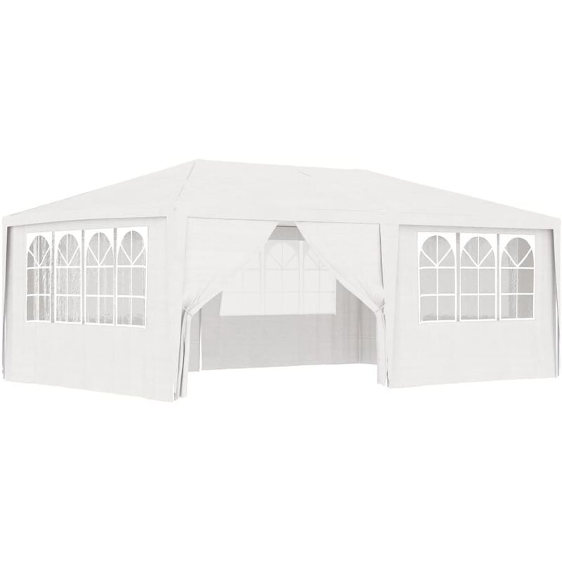 

Carpa profesional para fiestas con paredes blanco 90 g/m² 4x6 m