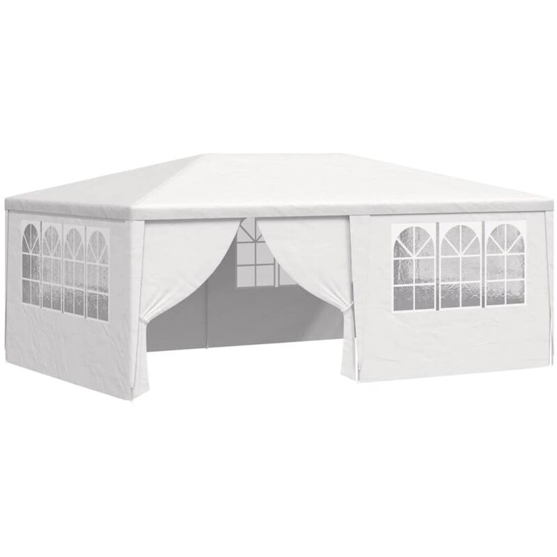 

Carpa profesional para fiestas con paredes blanco 90 g/m² 4x6 m - Blanco - Vidaxl
