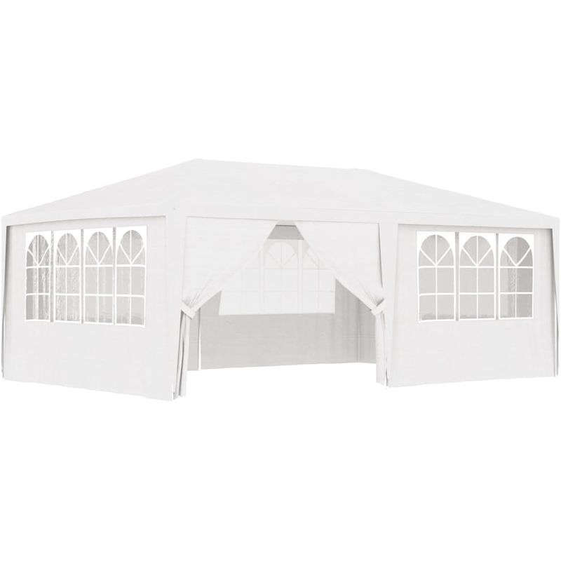 

Carpa profesional para fiestas con paredes blanco 90 g/m² 4x6 m