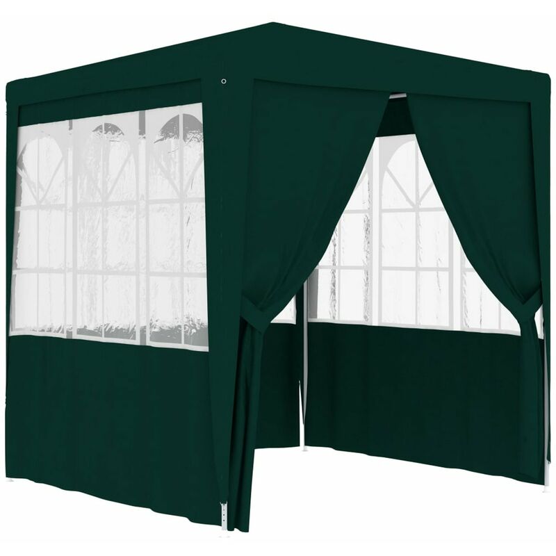 

Carpa profesional para fiestas con paredes verde 90 g/m2 2,5x2,5 m